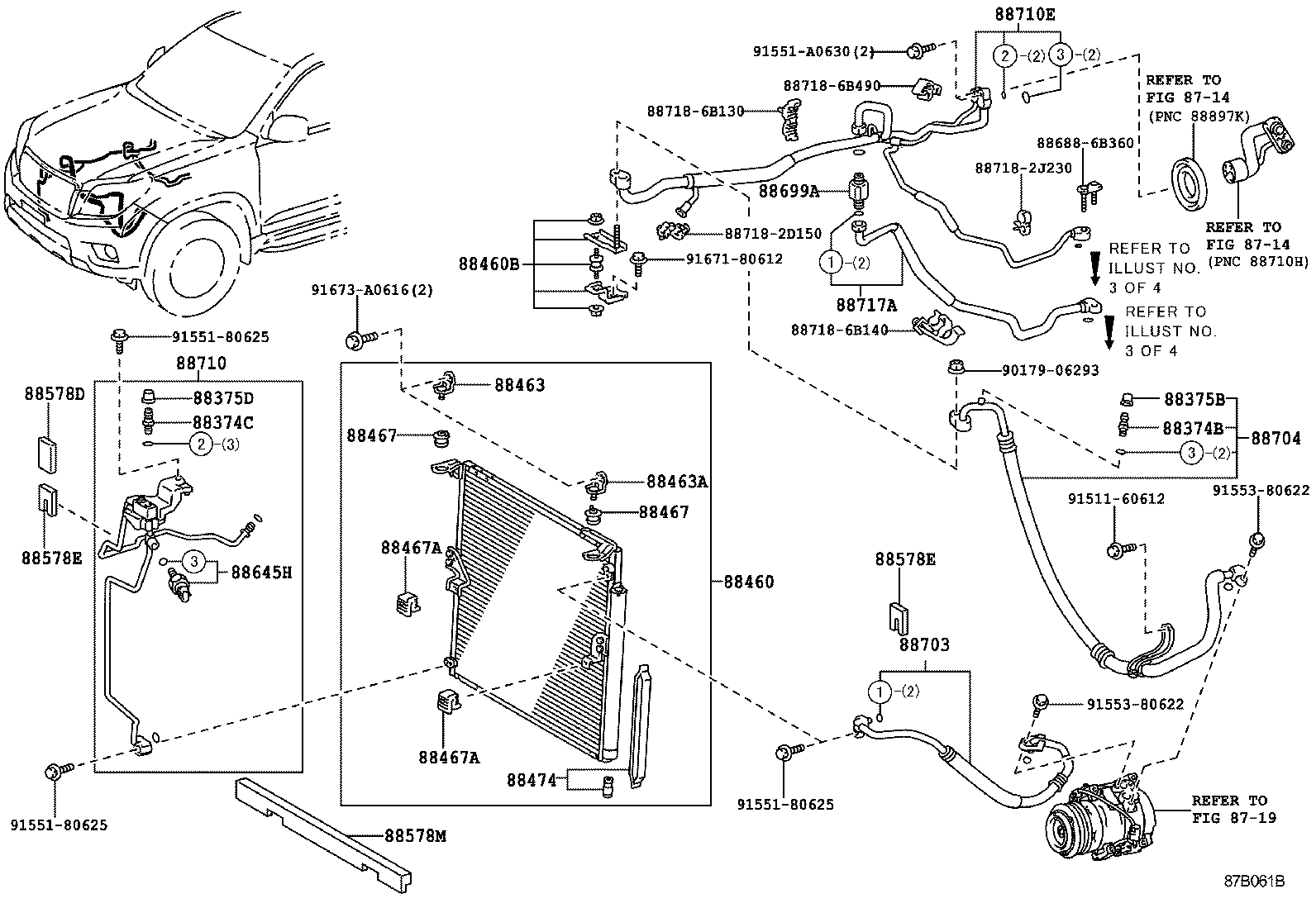  LAND CRUISER PRADO |  HEATING AIR CONDITIONING COOLER PIPING