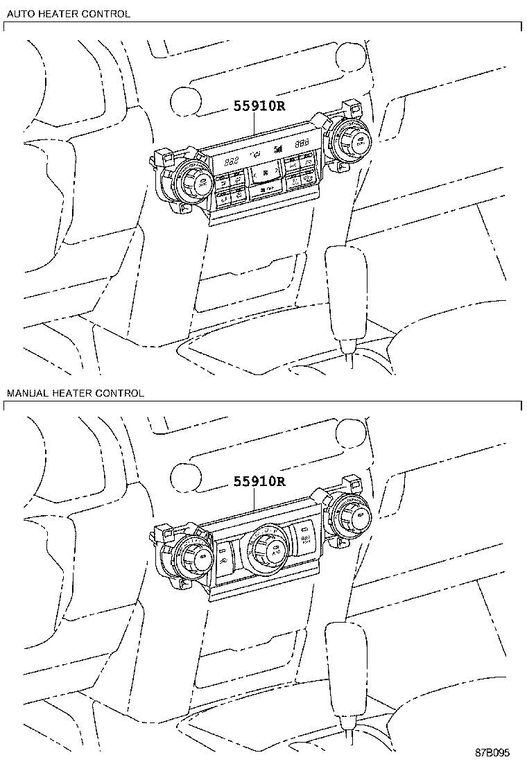  4RUNNER |  HEATING AIR CONDITIONING CONTROL AIR DUCT