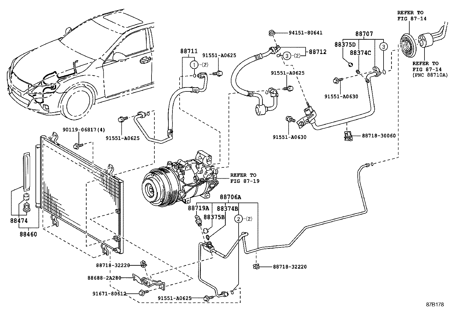  MARK X |  HEATING AIR CONDITIONING COOLER PIPING