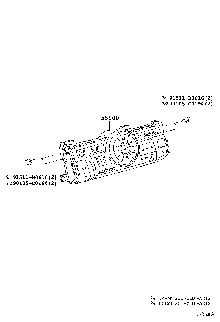  REIZ |  HEATING AIR CONDITIONING CONTROL AIR DUCT