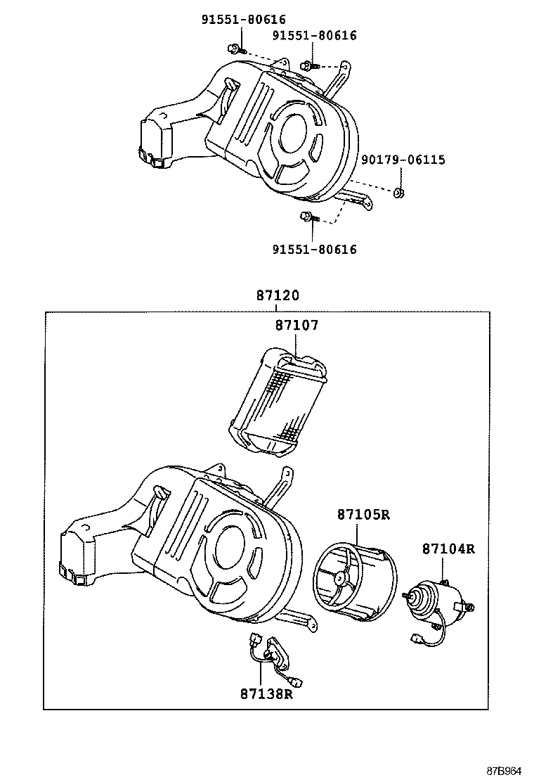  DYNA |  HEATING AIR CONDITIONING HEATER UNIT BLOWER