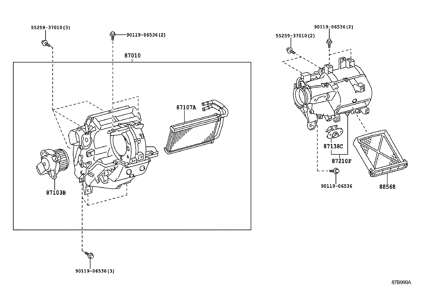  DYNA |  HEATING AIR CONDITIONING COOLER UNIT