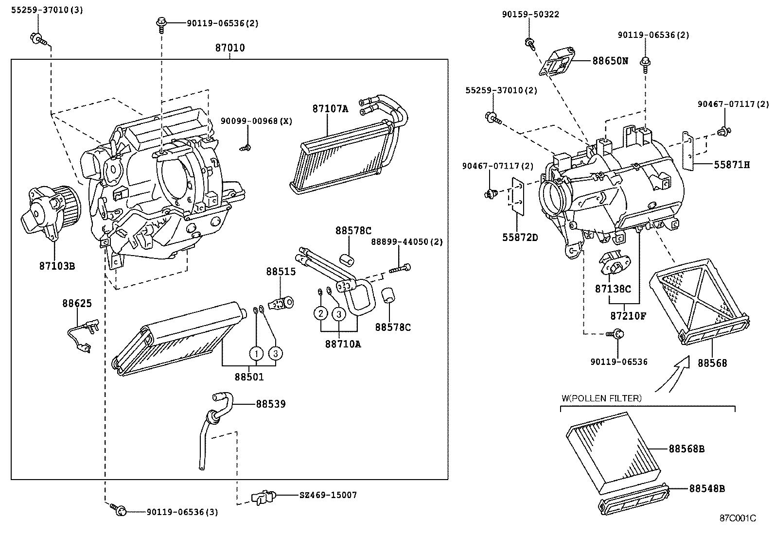  DYNA |  HEATING AIR CONDITIONING COOLER UNIT