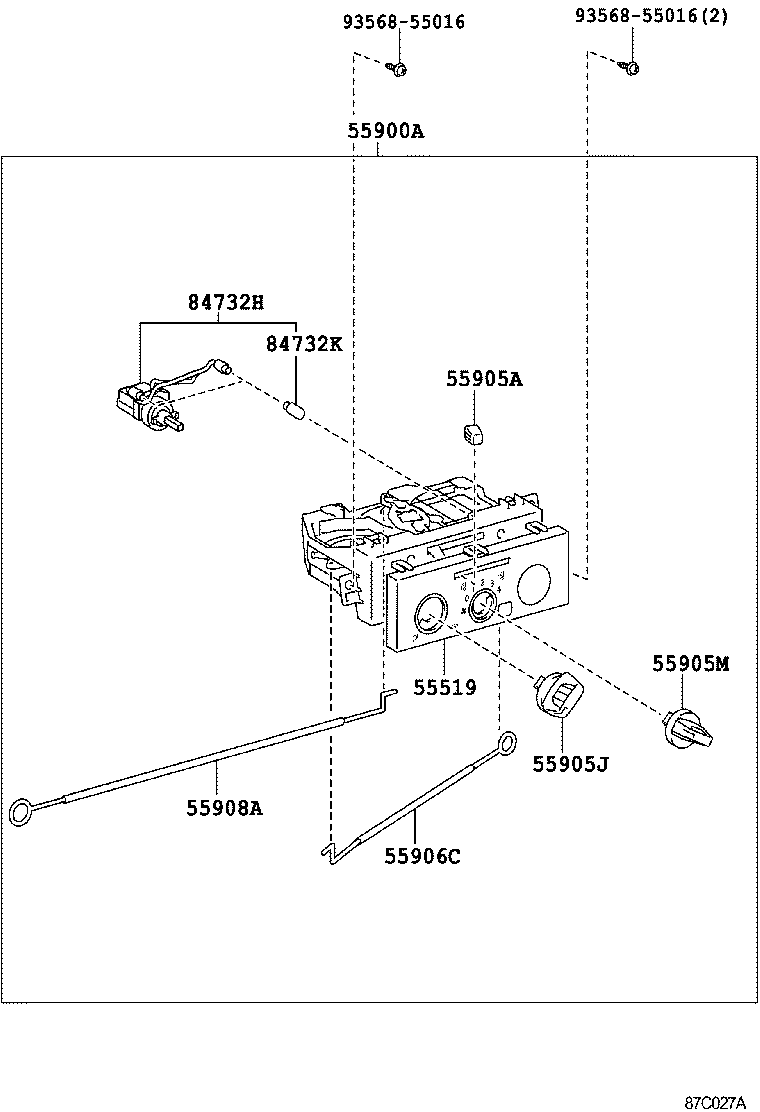  DYNA |  HEATING AIR CONDITIONING CONTROL AIR DUCT