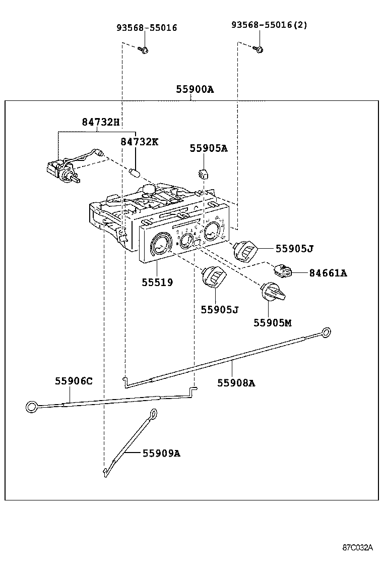  DYNA |  HEATING AIR CONDITIONING CONTROL AIR DUCT