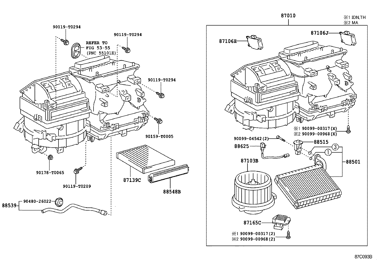  INNOVA KIJANG |  HEATING AIR CONDITIONING COOLER UNIT