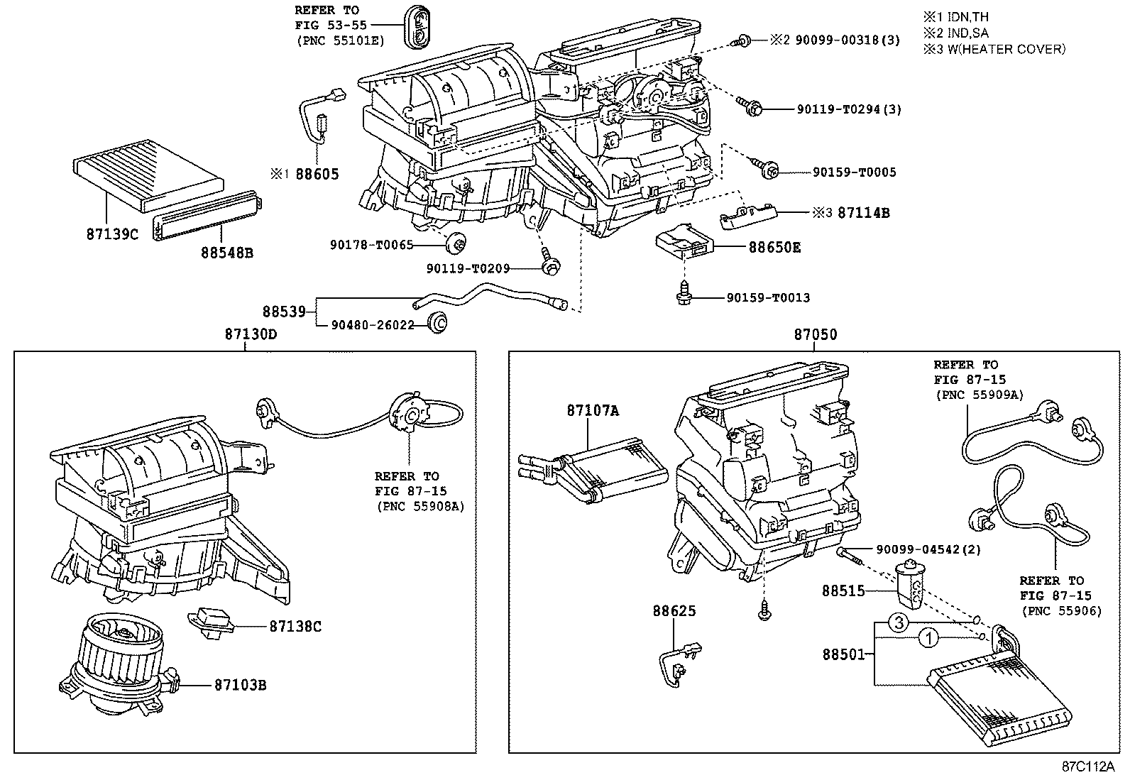  FORTUNER |  HEATING AIR CONDITIONING COOLER UNIT