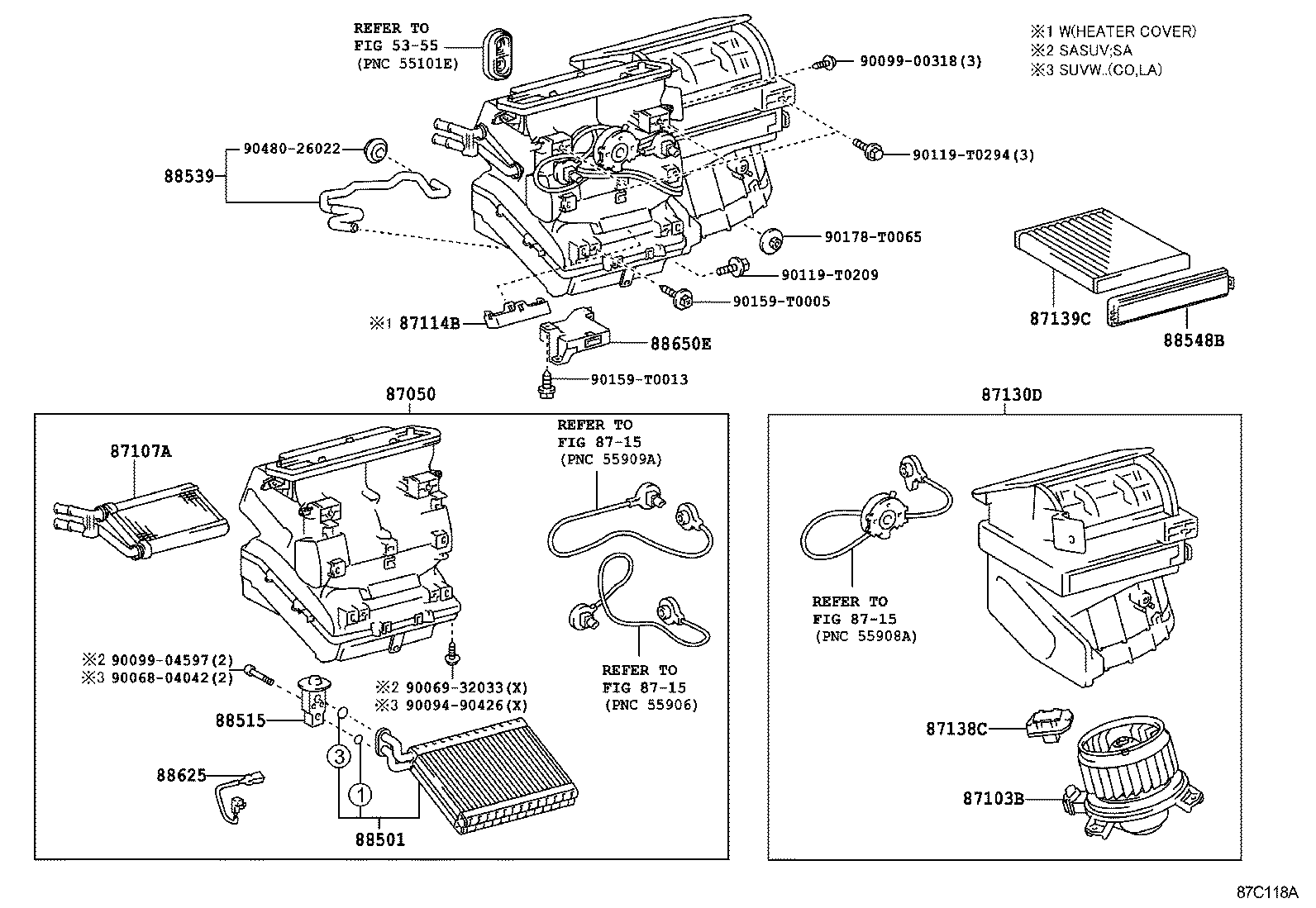  FORTUNER |  HEATING AIR CONDITIONING COOLER UNIT