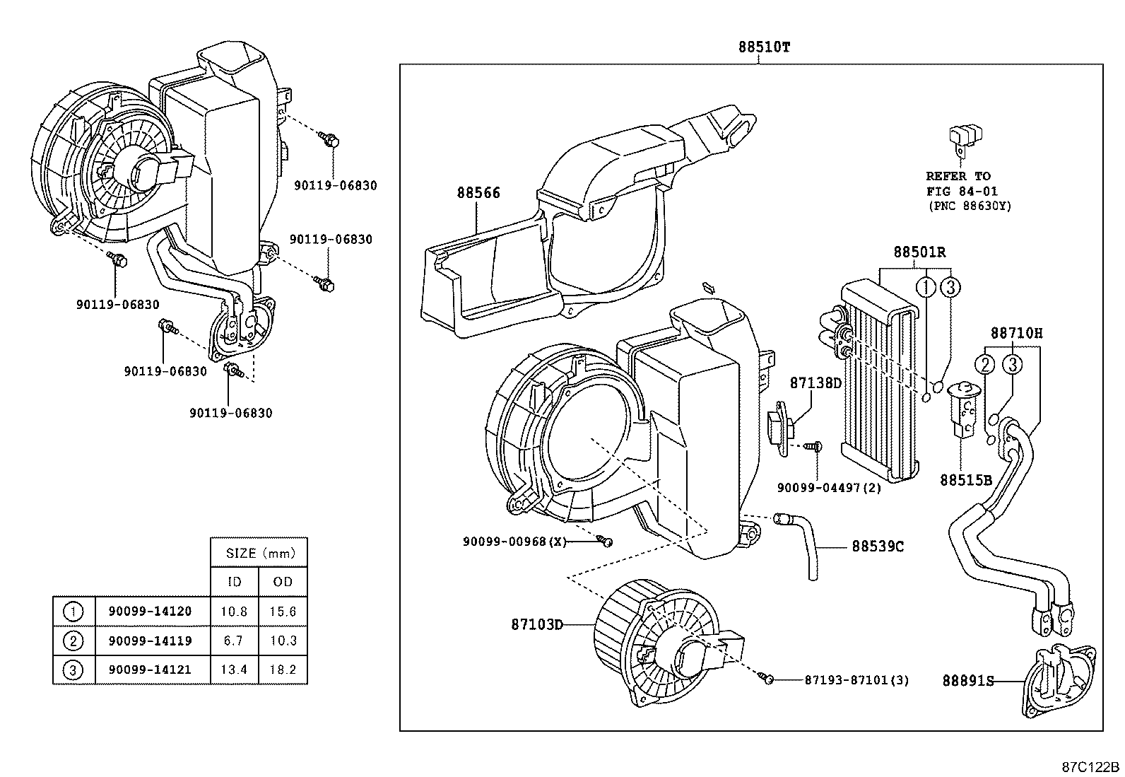  FORTUNER |  HEATING AIR CONDITIONING COOLER UNIT