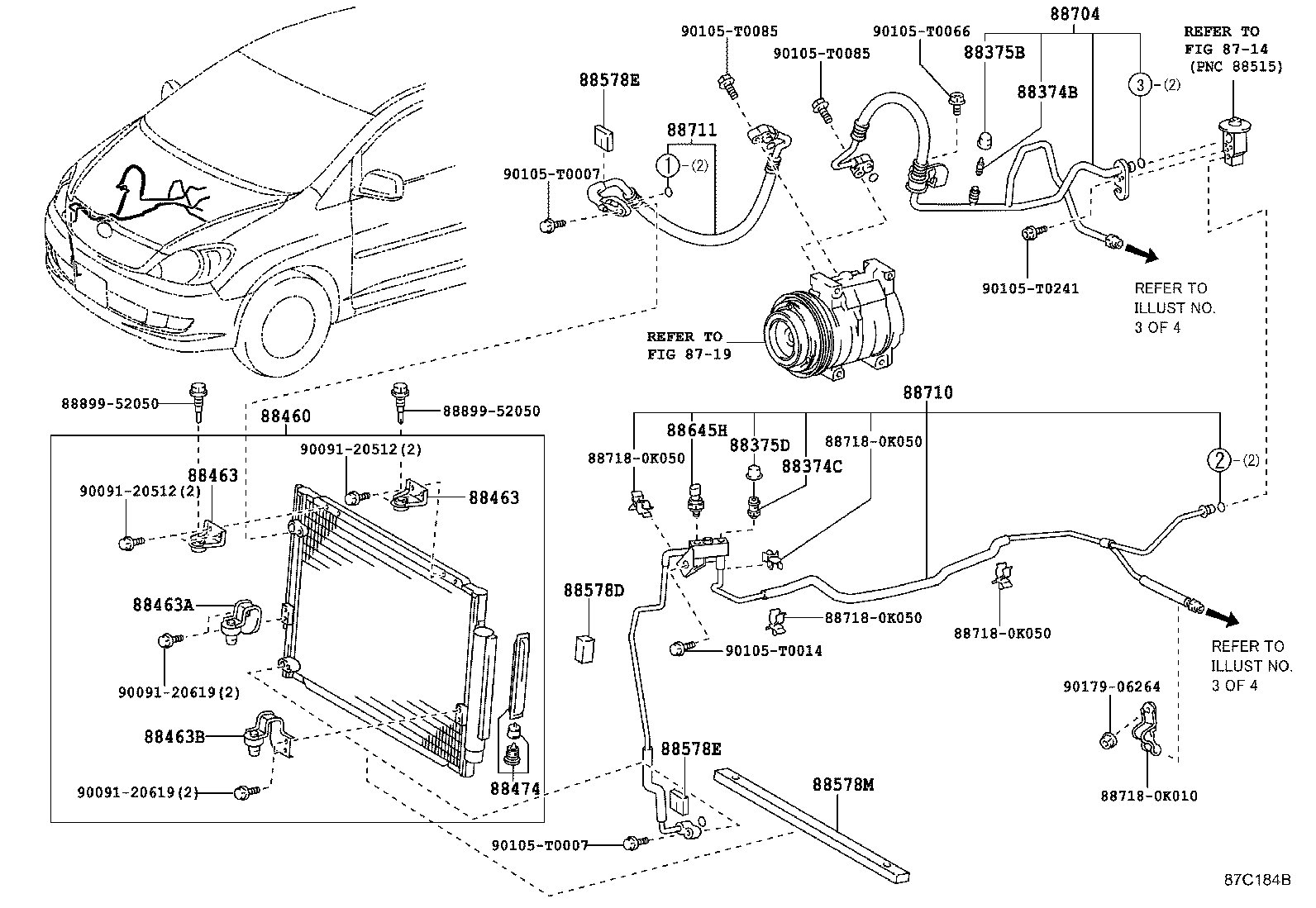  INNOVA KIJANG |  HEATING AIR CONDITIONING COOLER PIPING