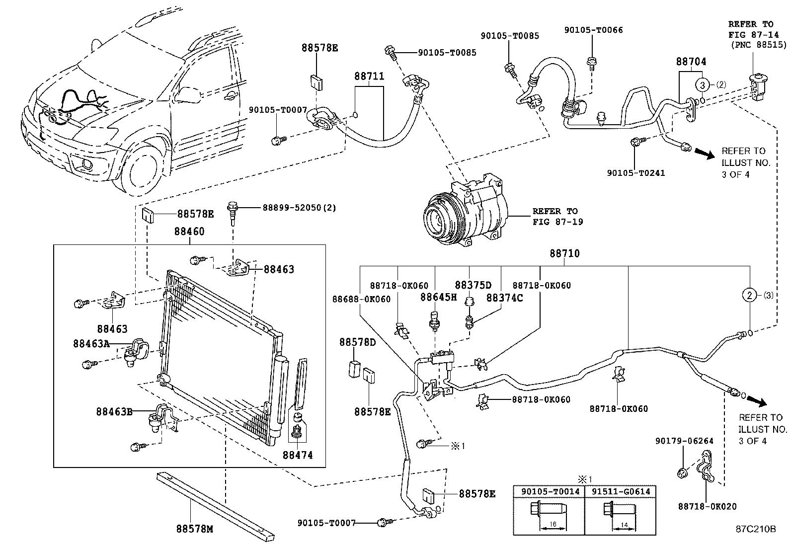  FORTUNER |  HEATING AIR CONDITIONING COOLER PIPING