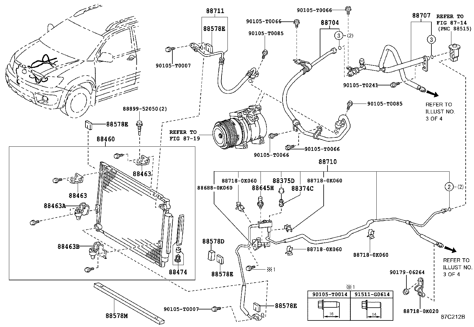  FORTUNER |  HEATING AIR CONDITIONING COOLER PIPING