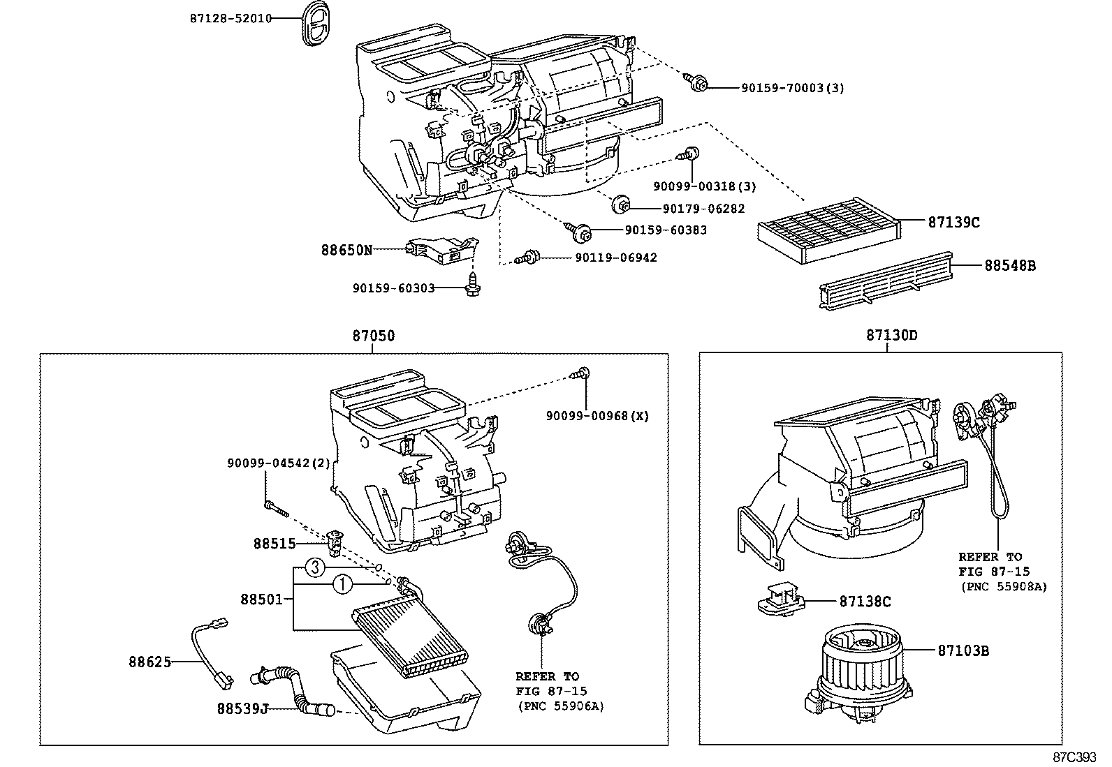  YARIS |  HEATING AIR CONDITIONING COOLER UNIT