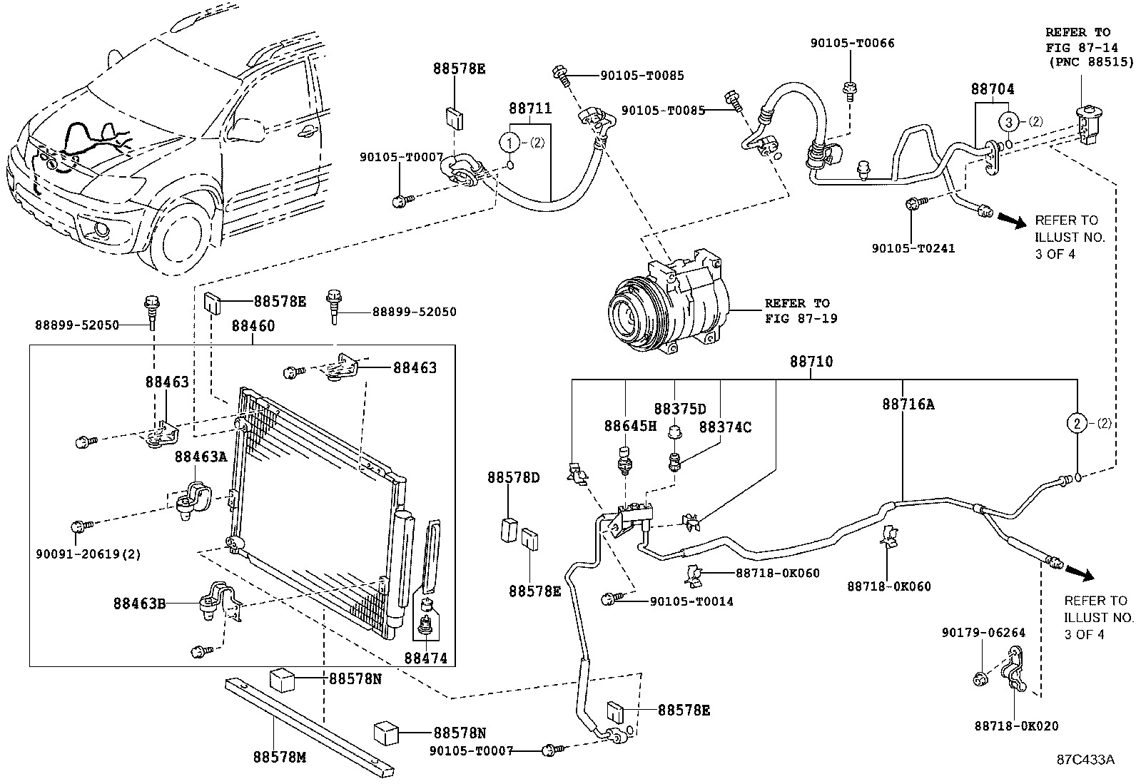  FORTUNER |  HEATING AIR CONDITIONING COOLER PIPING