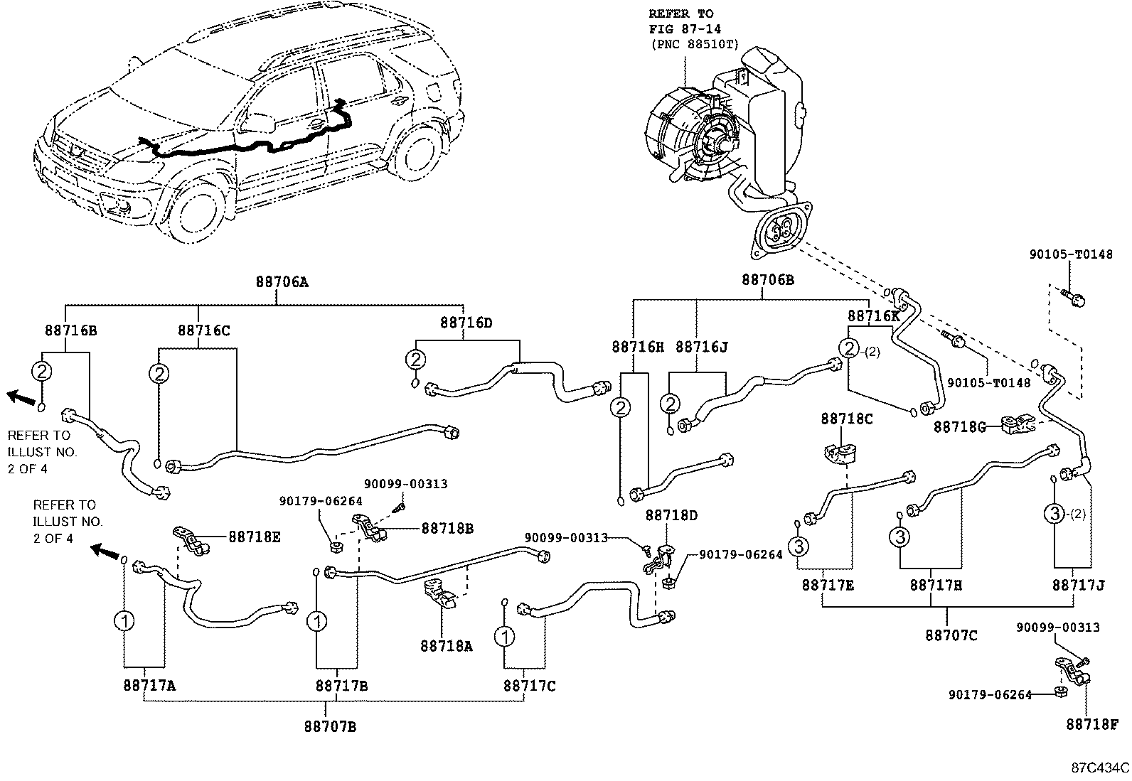  FORTUNER |  HEATING AIR CONDITIONING COOLER PIPING