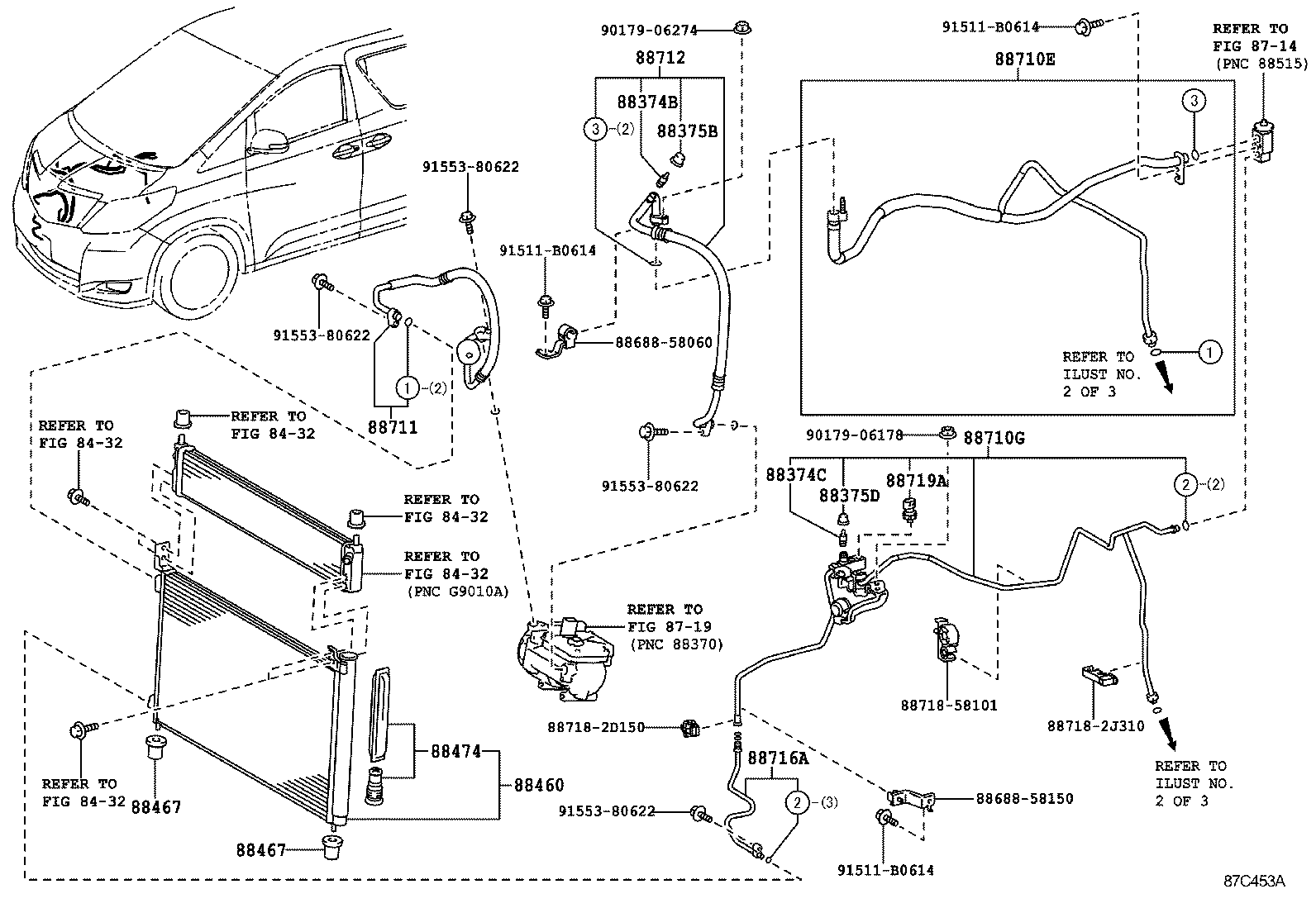  ALPHARD VELLFIRE HV |  HEATING AIR CONDITIONING COOLER PIPING