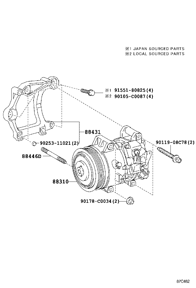  CAMRY HYBRID CHINA |  HEATING AIR CONDITIONING COMPRESSOR