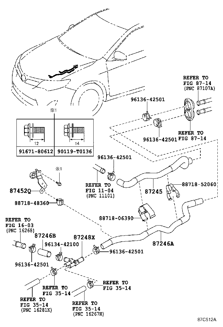  CAMRY AURION HV ARL |  HEATING AIR CONDITIONING WATER PIPING