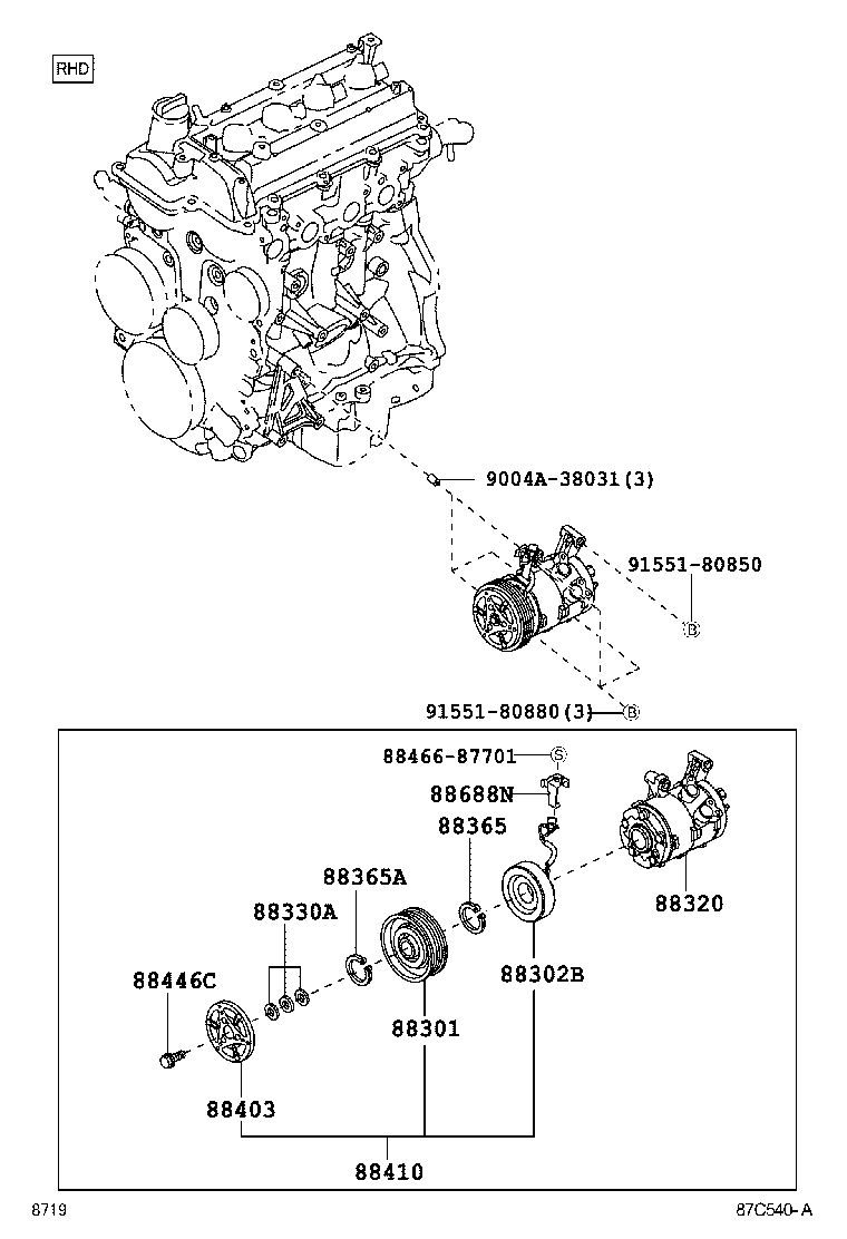  AVANZA |  HEATING AIR CONDITIONING COMPRESSOR