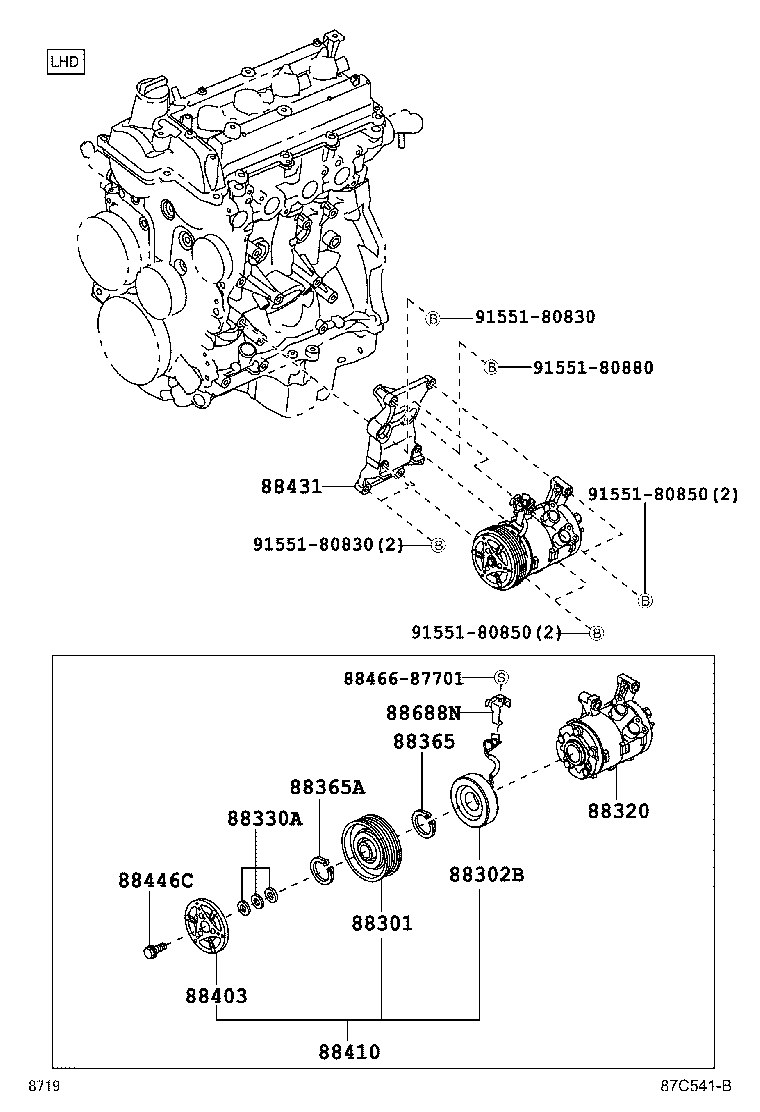  AVANZA |  HEATING AIR CONDITIONING COMPRESSOR