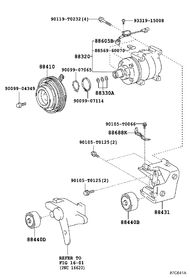  FORTUNER |  HEATING AIR CONDITIONING COMPRESSOR