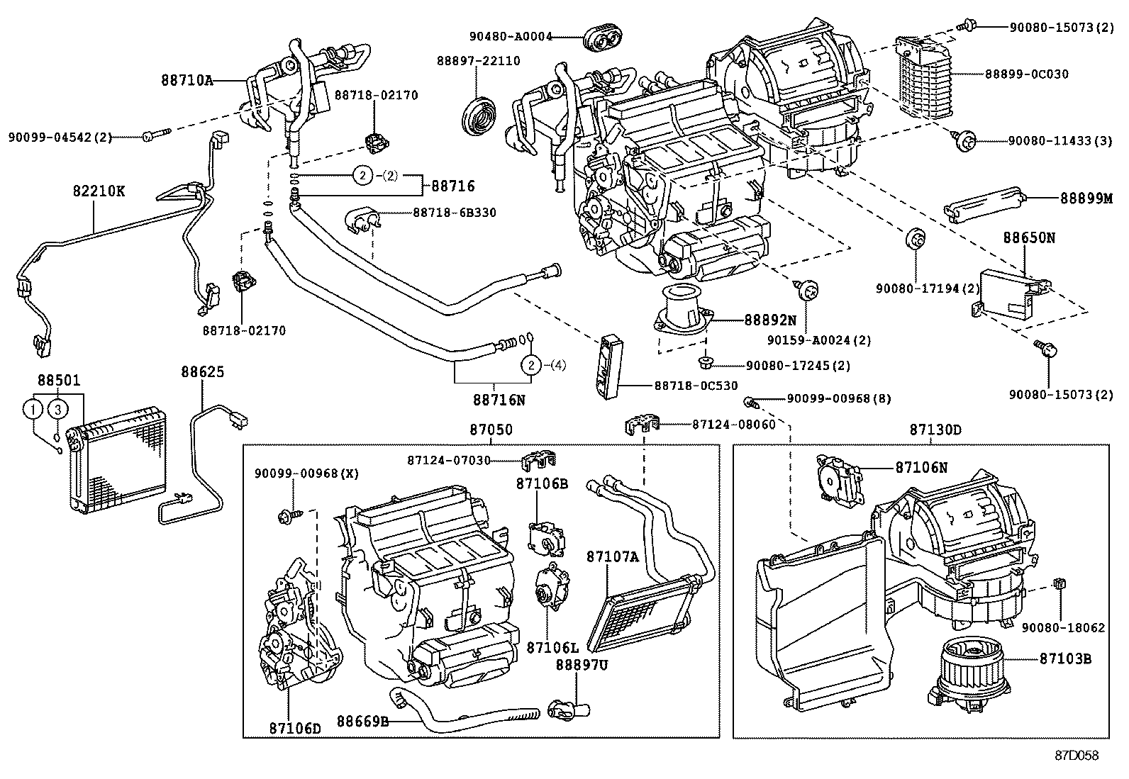  SEQUOIA |  HEATING AIR CONDITIONING COOLER UNIT