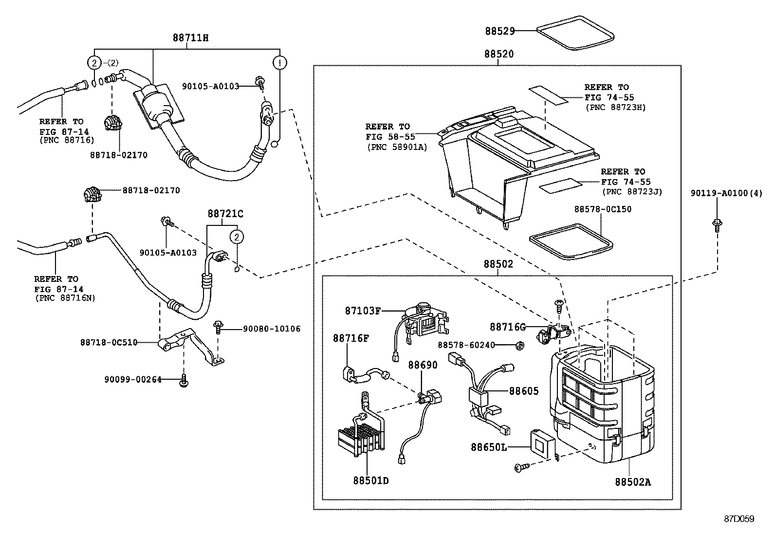  SEQUOIA |  HEATING AIR CONDITIONING COOLER UNIT