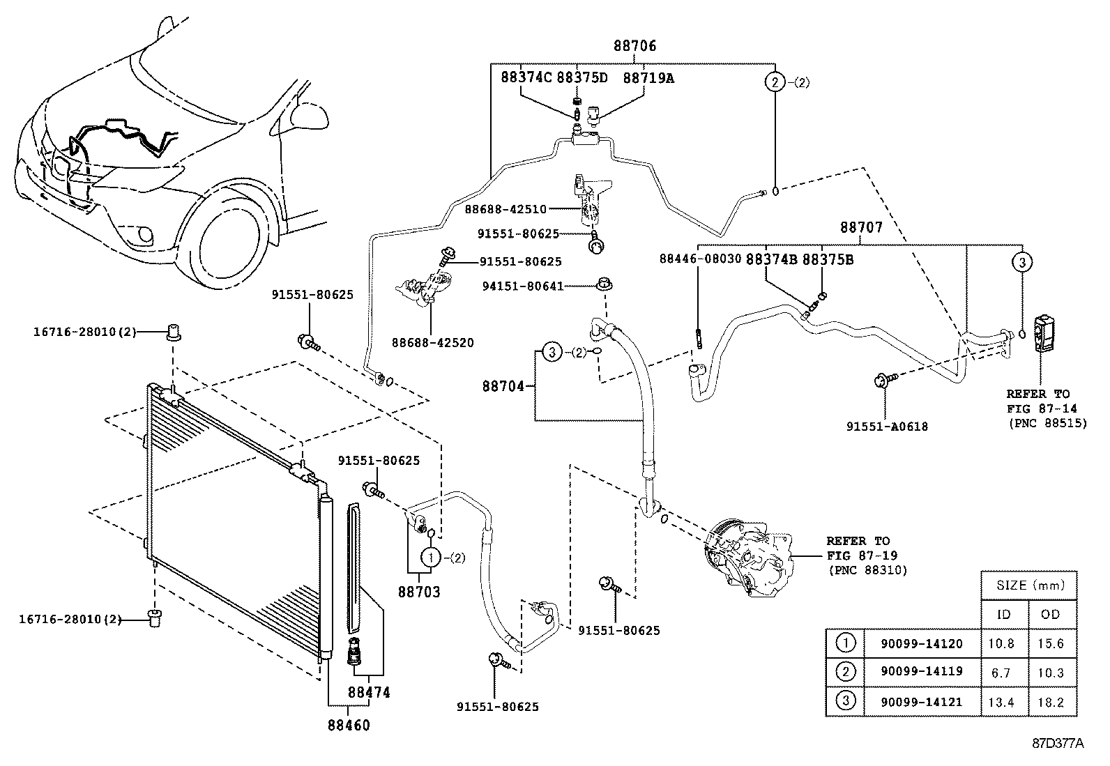  RAV4 |  HEATING AIR CONDITIONING COOLER PIPING