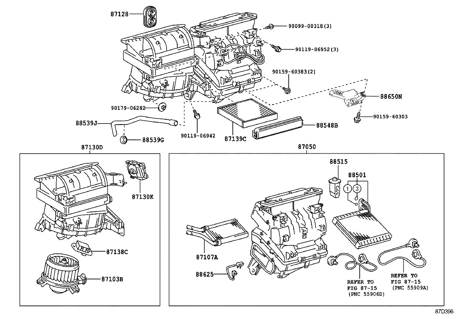  RAV4 |  HEATING AIR CONDITIONING COOLER UNIT