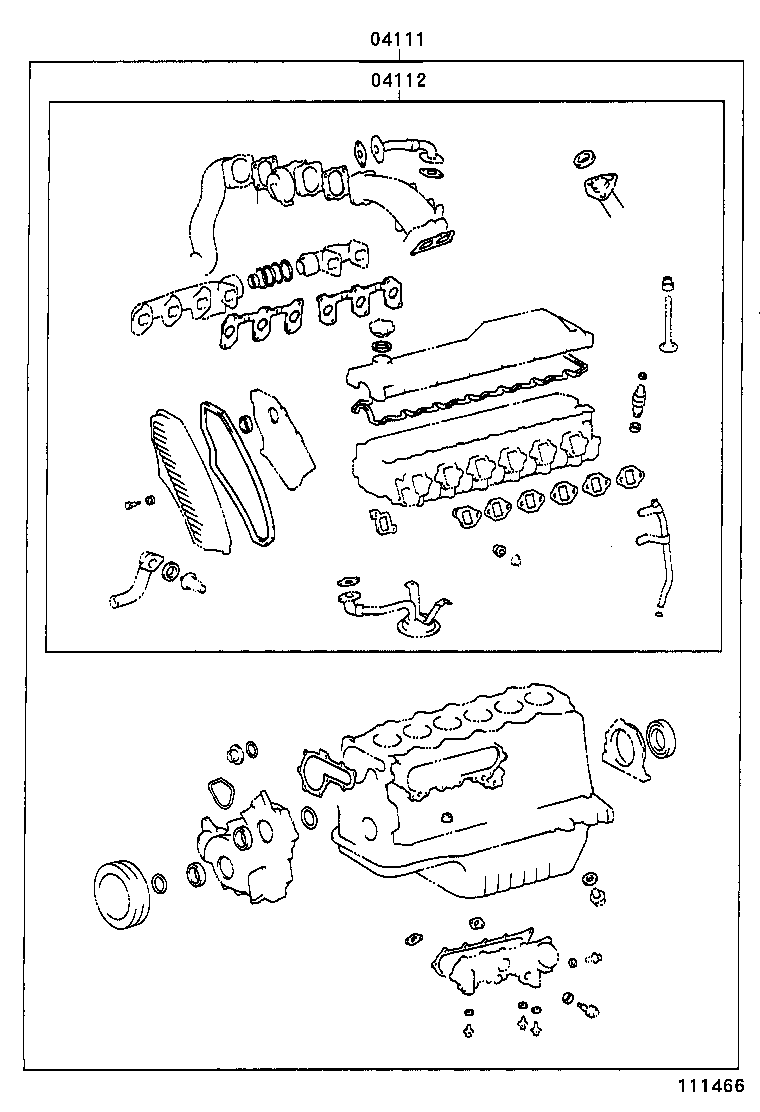  COASTER |  ENGINE OVERHAUL GASKET KIT