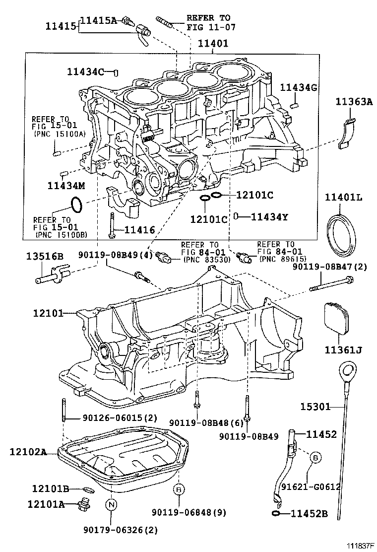  COROLLA |  CYLINDER BLOCK