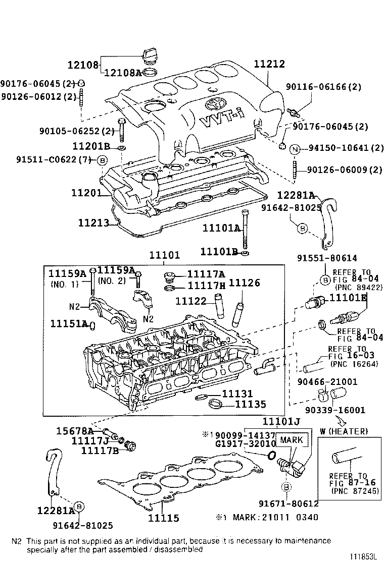  COROLLA |  CYLINDER HEAD