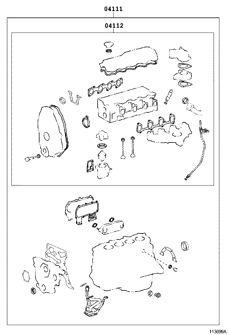  FORTUNER |  ENGINE OVERHAUL GASKET KIT