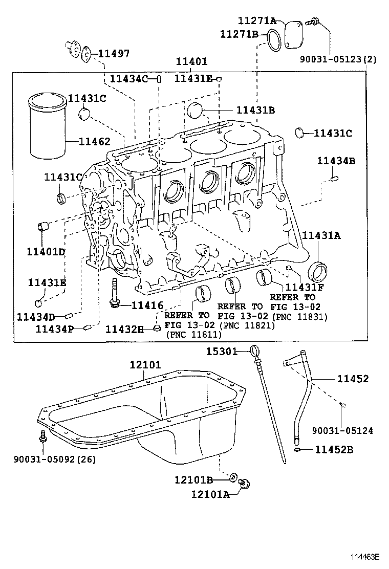  DYNA |  CYLINDER BLOCK