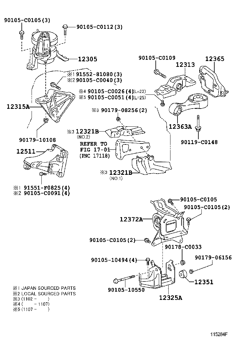  YARIS CHINA |  MOUNTING