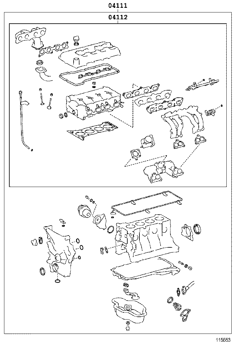  CROWN COMFORT |  ENGINE OVERHAUL GASKET KIT