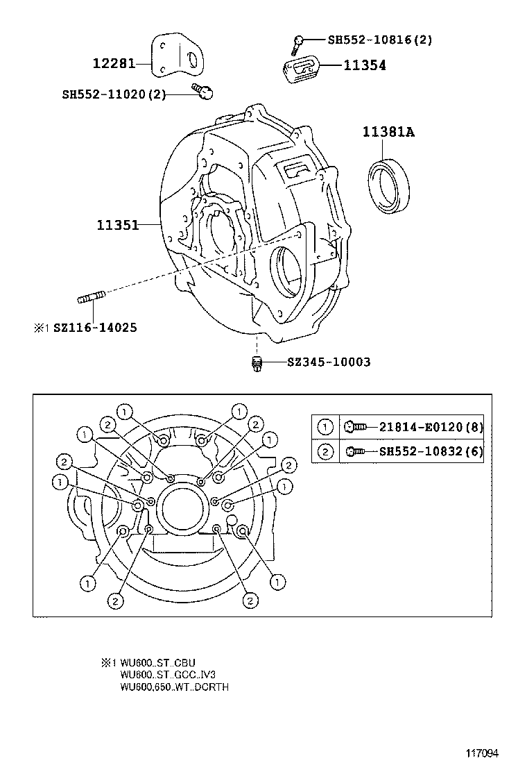  DYNA |  TIMING GEAR COVER REAR END PLATE