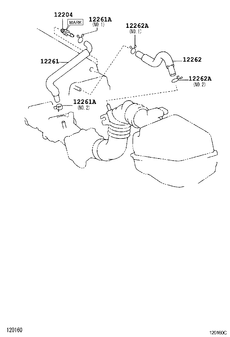  COROLLA |  VENTILATION HOSE