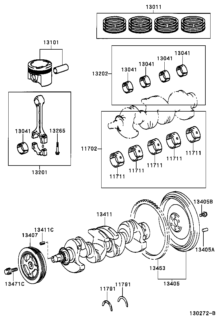  COROLLA |  CRANKSHAFT PISTON