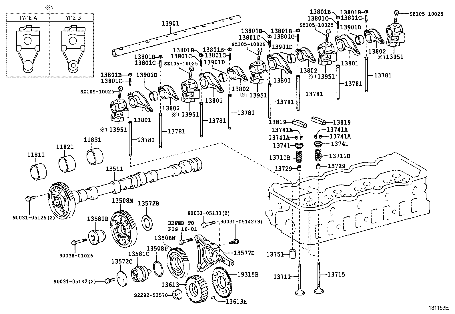  COASTER CHINA |  CAMSHAFT VALVE