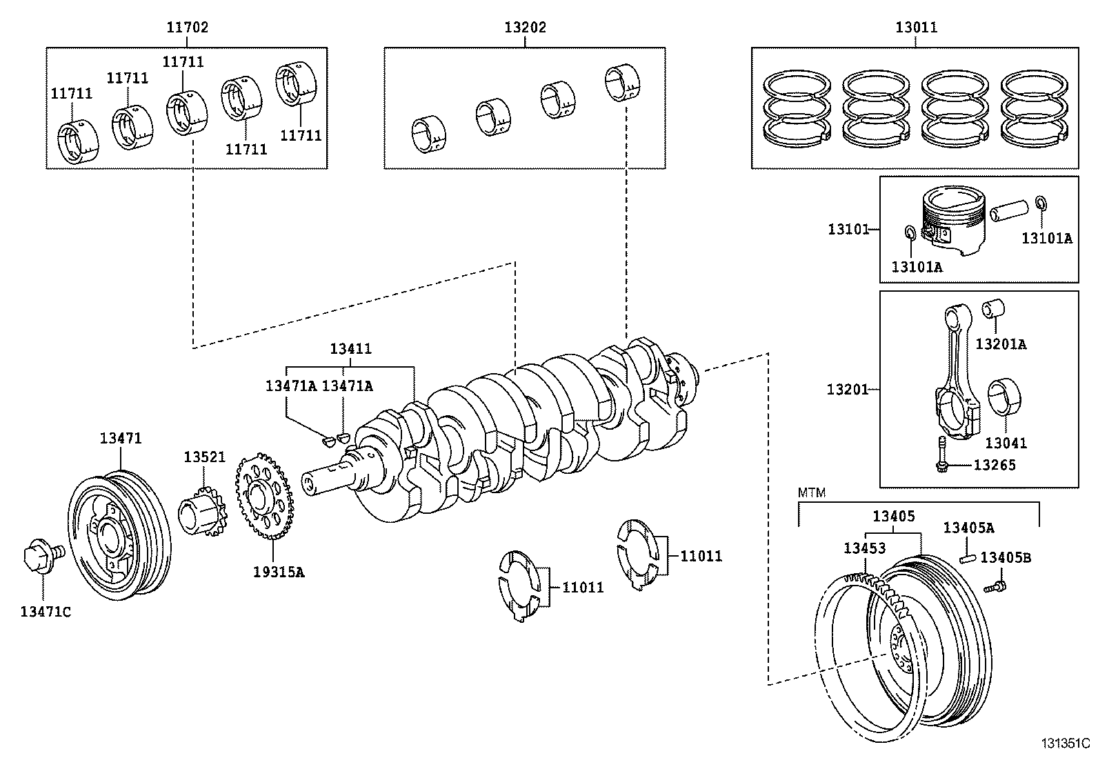  CROWN COMFORT |  CRANKSHAFT PISTON