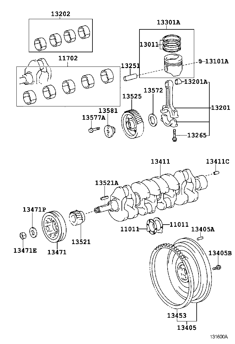  DYNA |  CRANKSHAFT PISTON