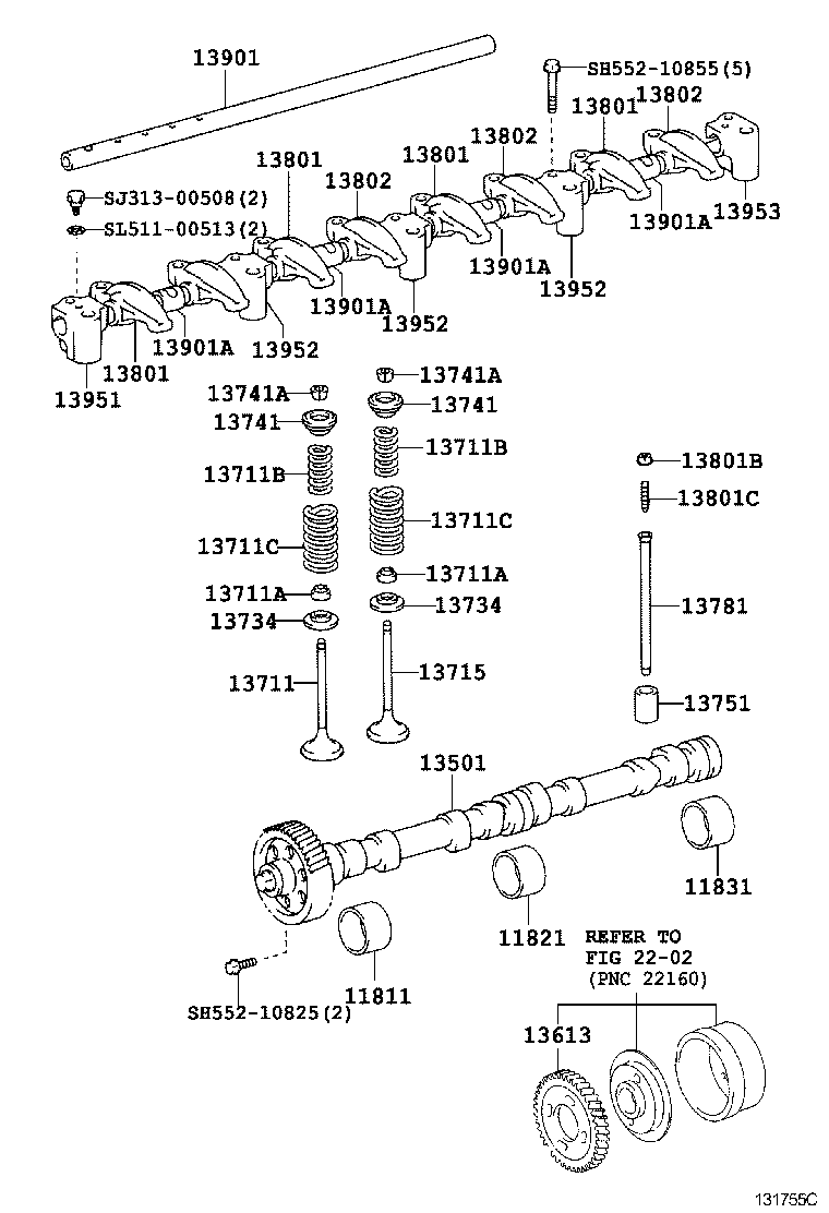  DYNA |  CAMSHAFT VALVE