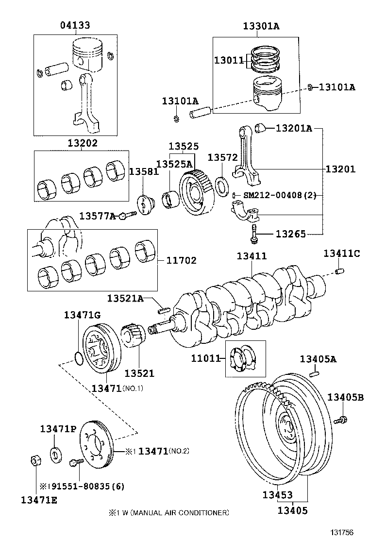  DYNA |  CRANKSHAFT PISTON