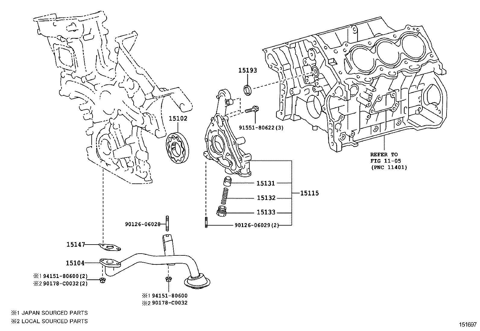  CROWN CHINA |  ENGINE OIL PUMP