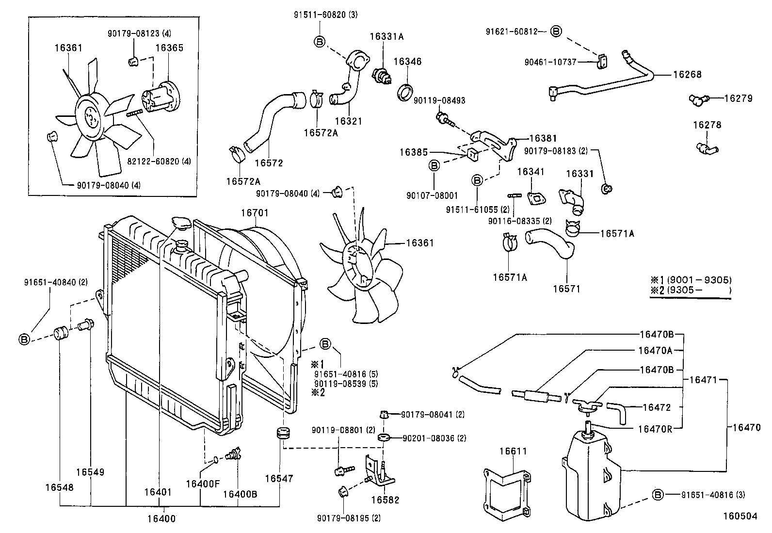  LAND CRUISER 70 |  RADIATOR WATER OUTLET