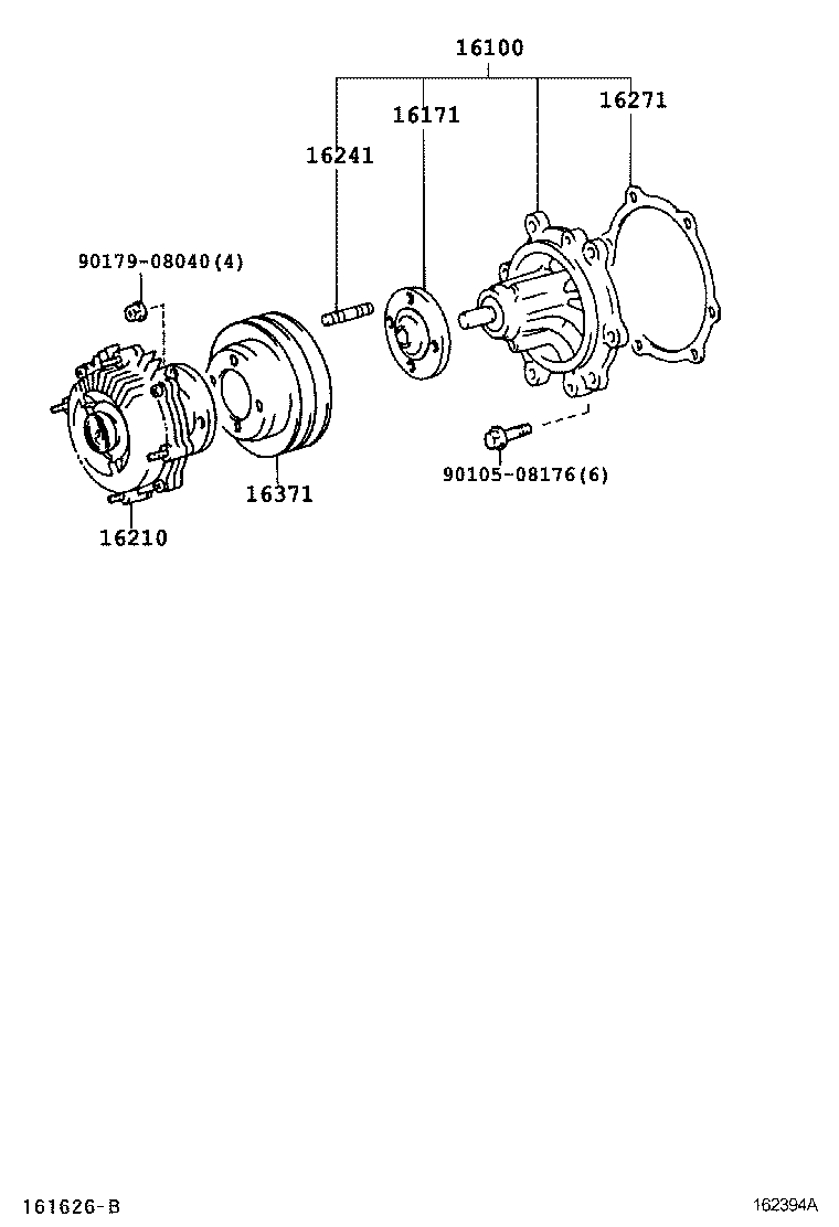  FORTUNER |  WATER PUMP