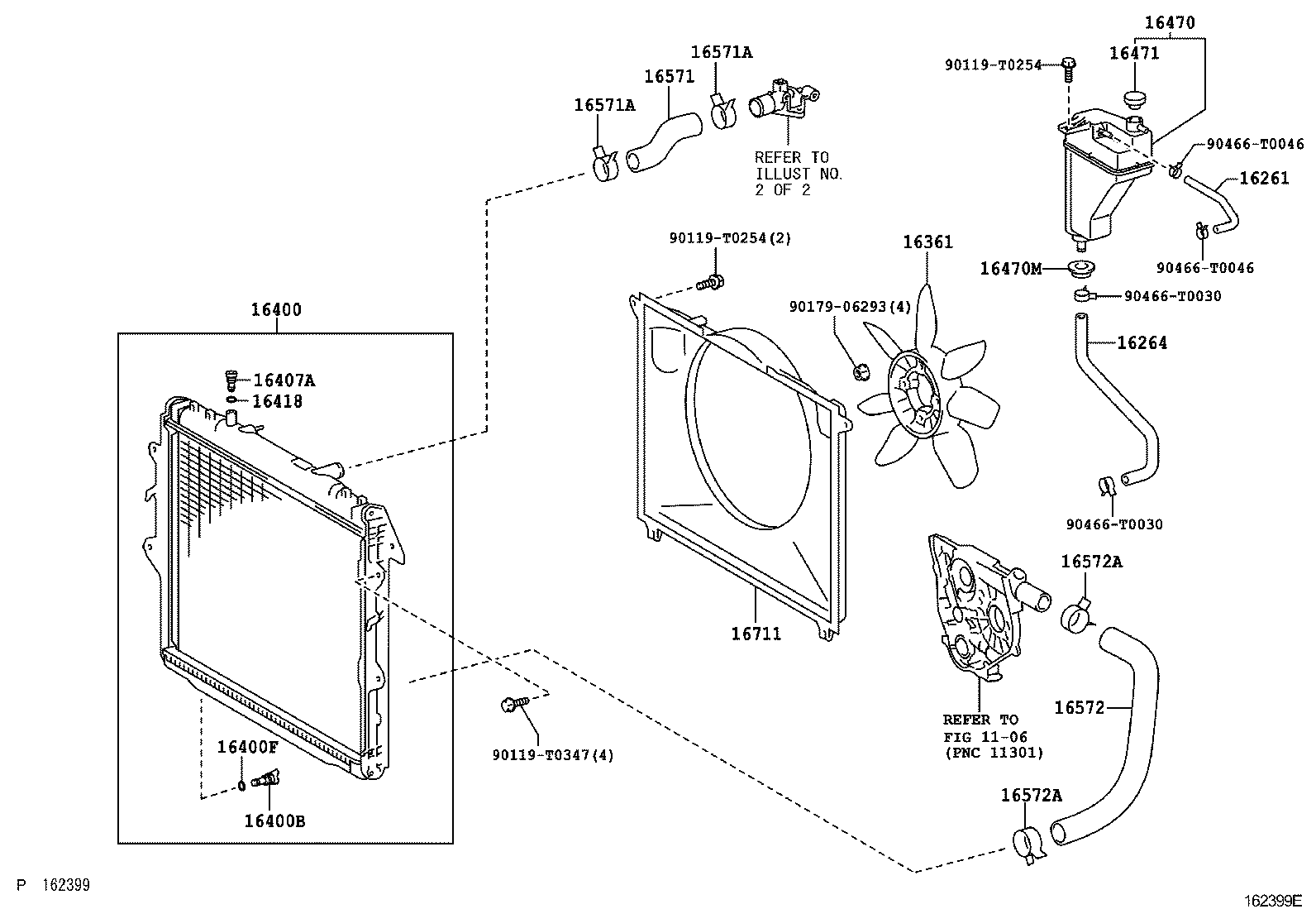  FORTUNER |  RADIATOR WATER OUTLET