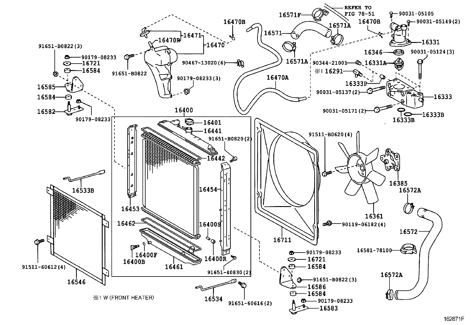  DYNA |  RADIATOR WATER OUTLET