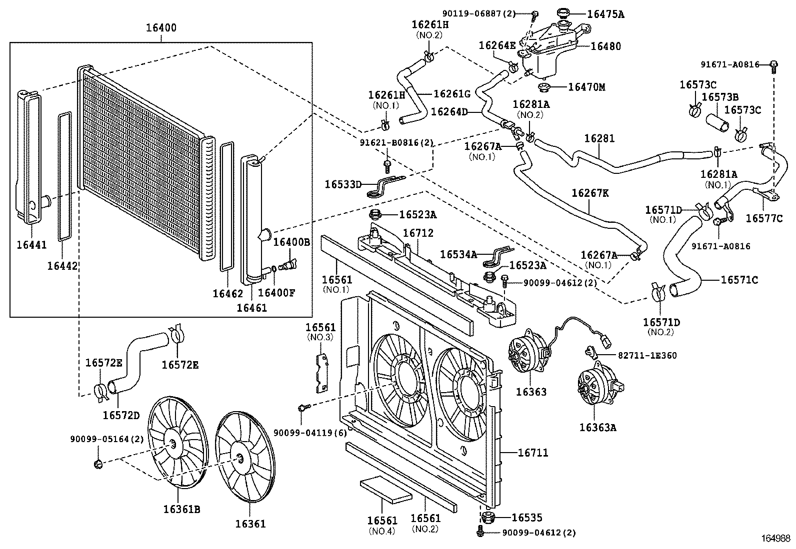  PRIUS CHINA |  RADIATOR WATER OUTLET